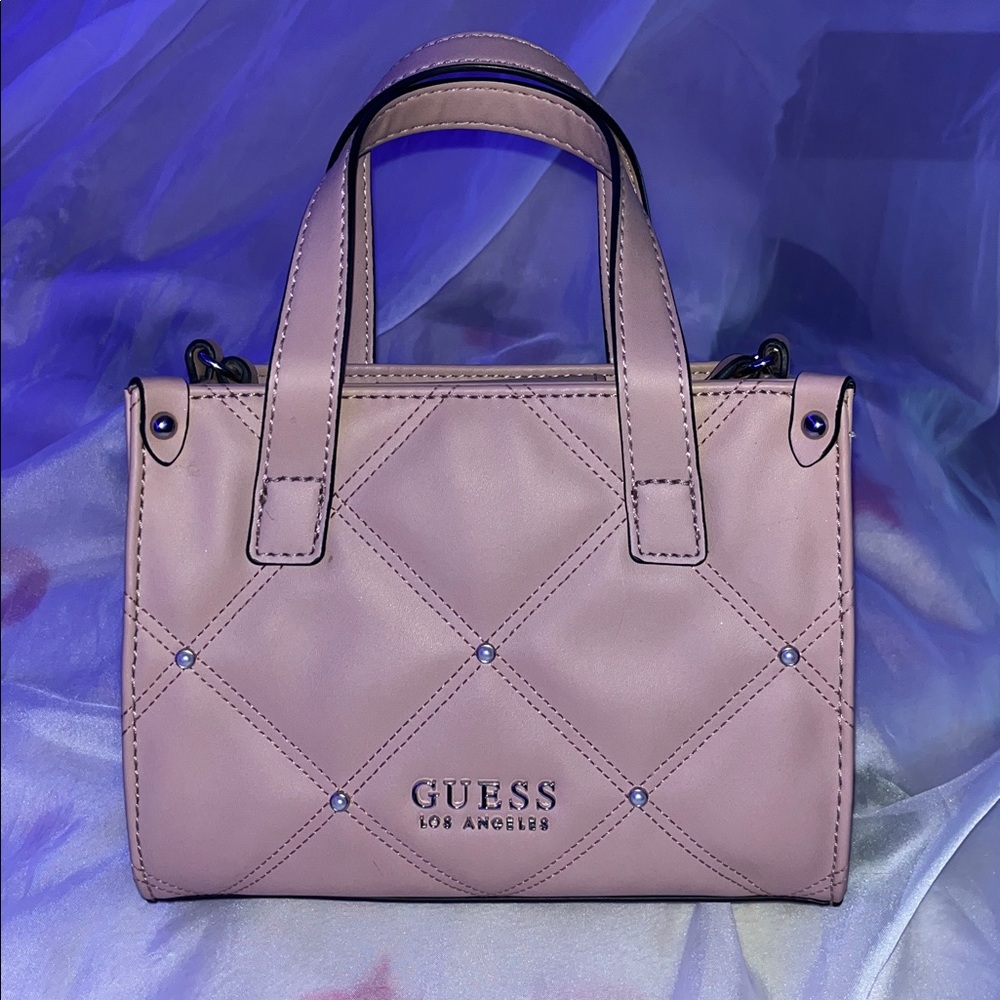 Guess Blush Quilted Tote